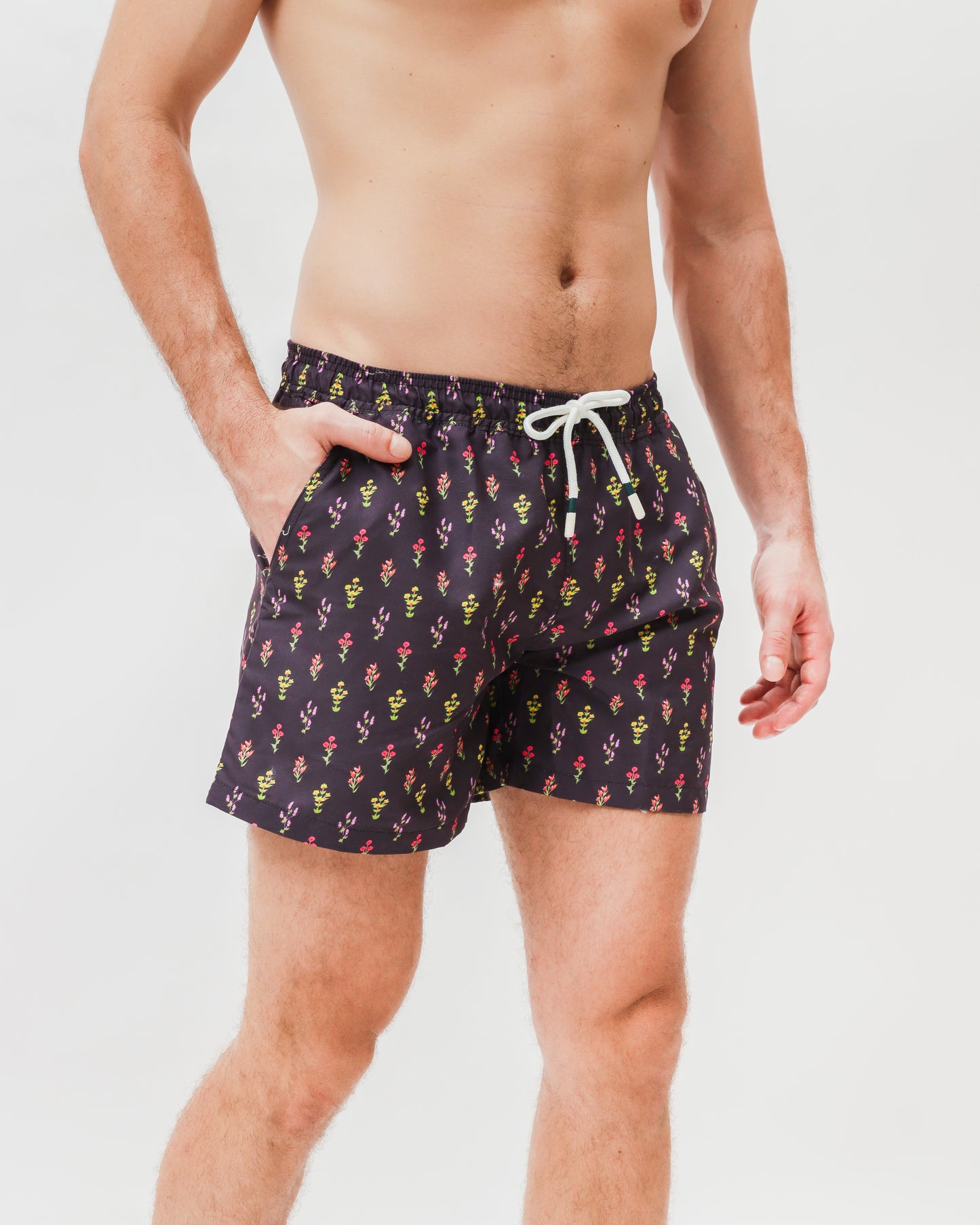 Load image into Gallery viewer, Provence Short-Length Swim Shorts
