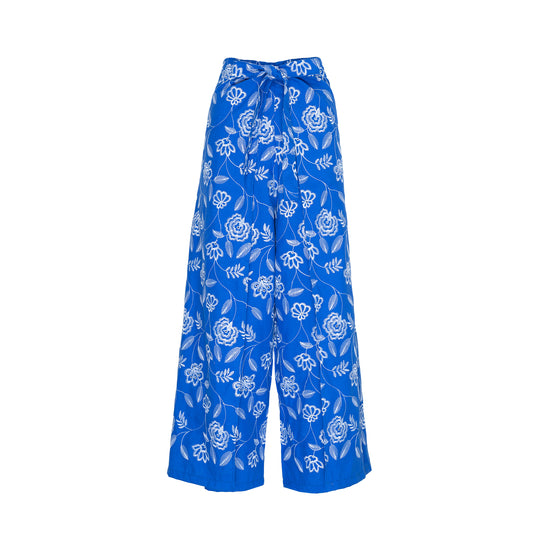 Load image into Gallery viewer, Batik Blue Sarong Pants
