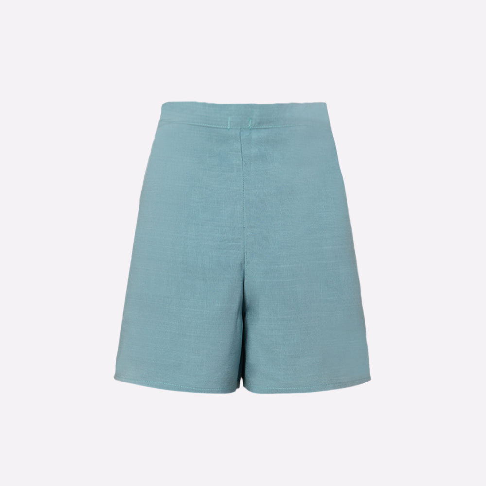 Sarong Shorts (Blue Sage)