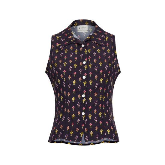 Provence Collared Top