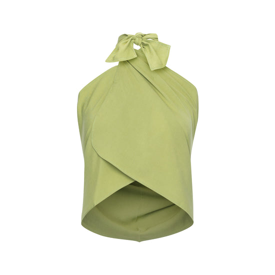 Load image into Gallery viewer, Wrap Skirt (Apple Green)
