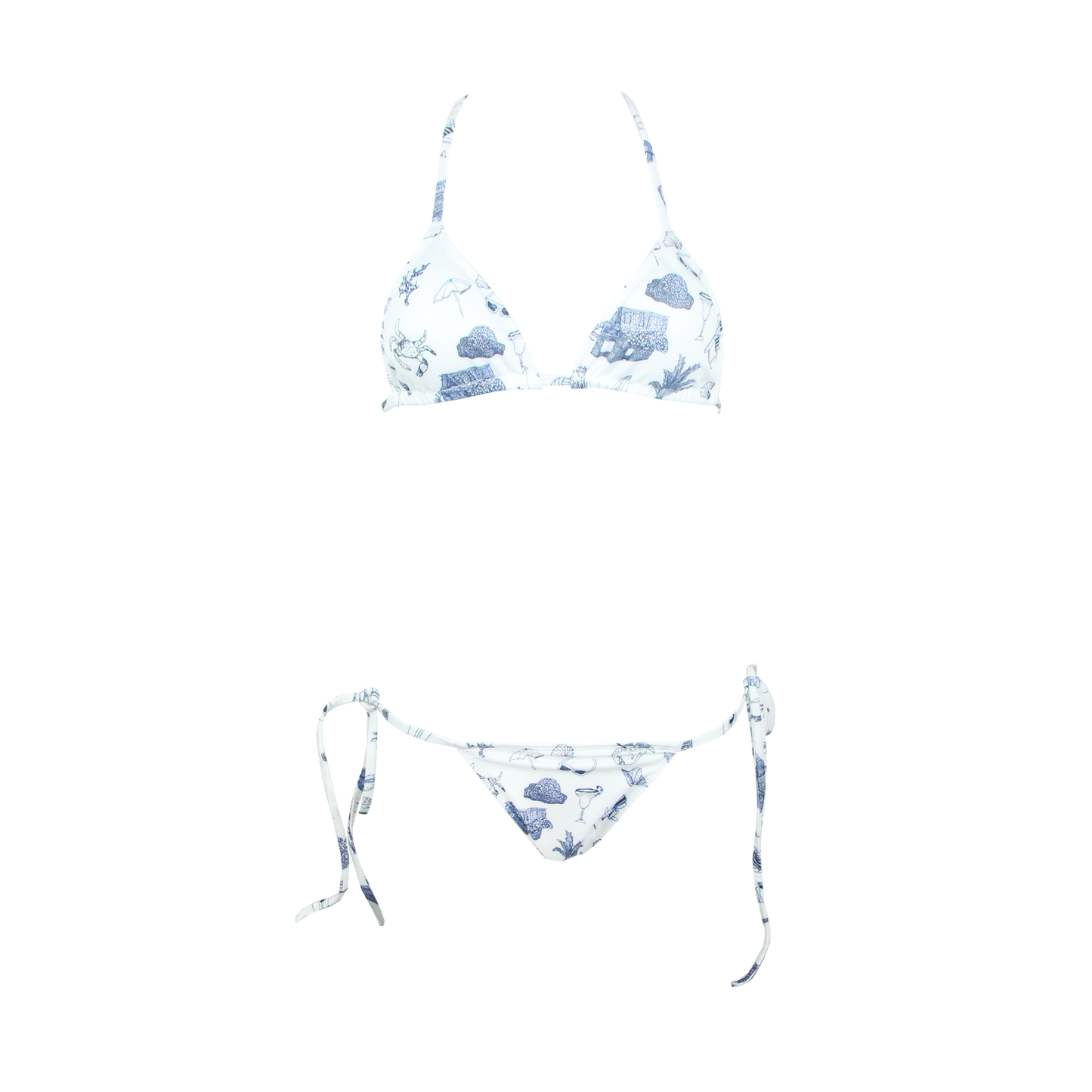 Load image into Gallery viewer, Tropical Icon String Bikini Set

