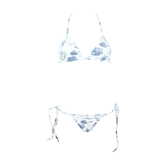 Load image into Gallery viewer, Tropical Icon String Bikini Set
