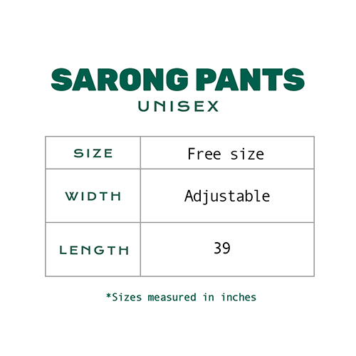 Batik Gray Sarong Pants