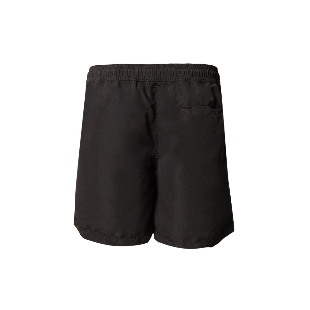 Basic Mid-Length Swim Shorts (Charcoal Black)