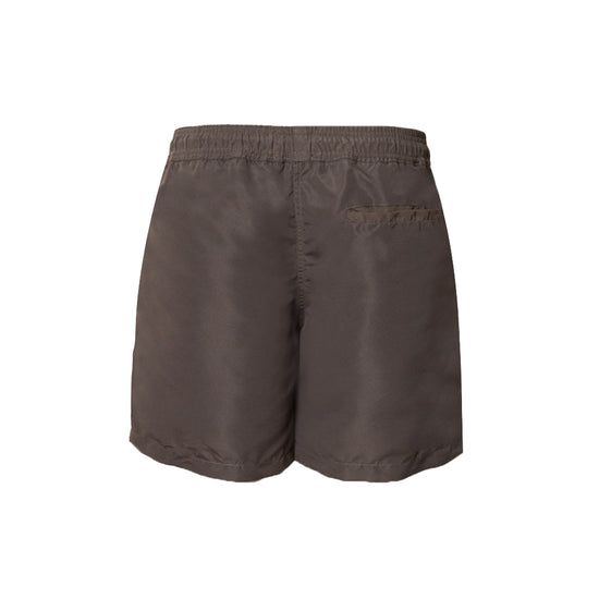 Basic Mid-Length Swim Shorts (Carbon Gray)
