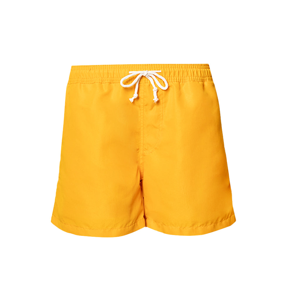 Basic Short-Length Swim Shorts (Gold)