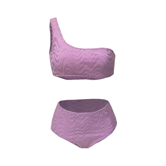 Lavender Terry Bikini Set