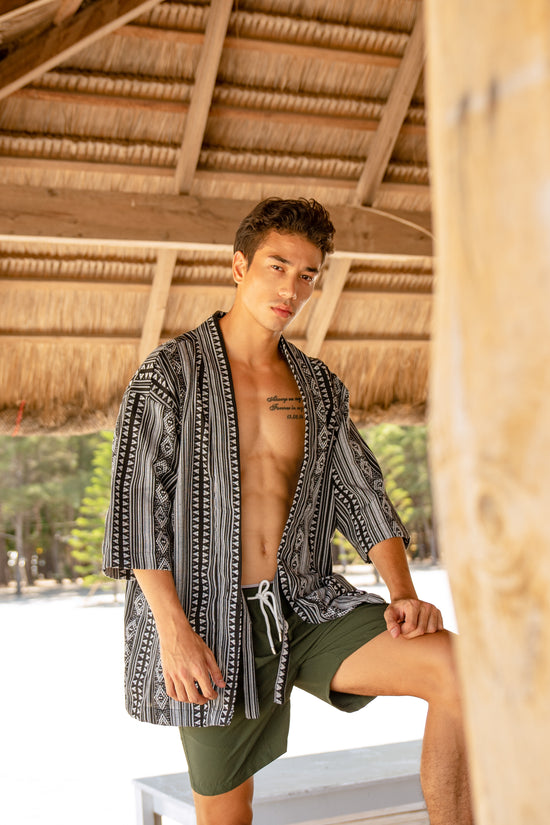 Kwan Woven Beach Kimono