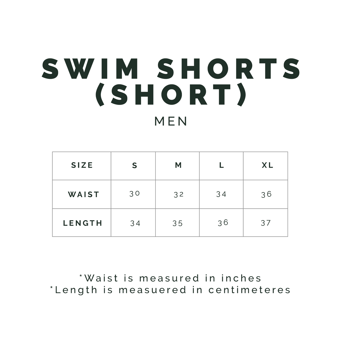 Basic Red Short-Length Swim Shorts