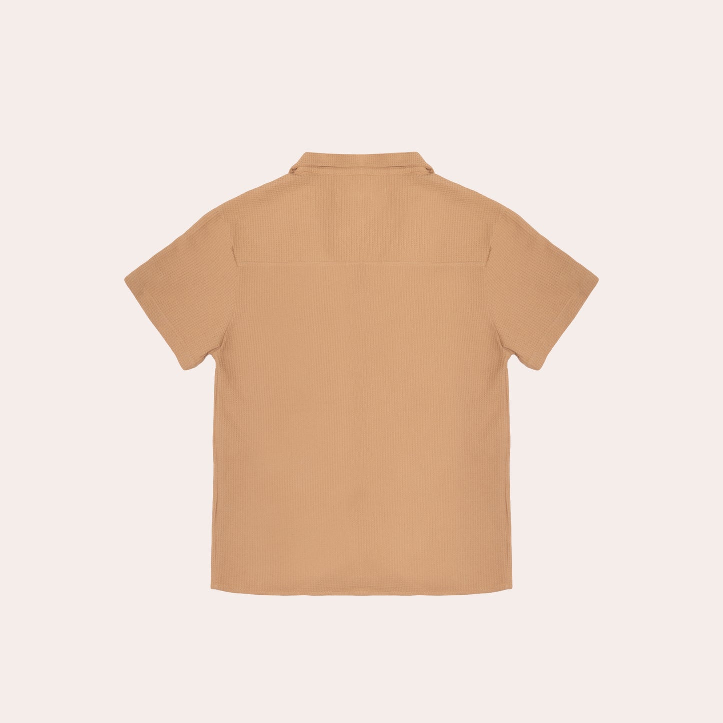 Tan Waffle Polo