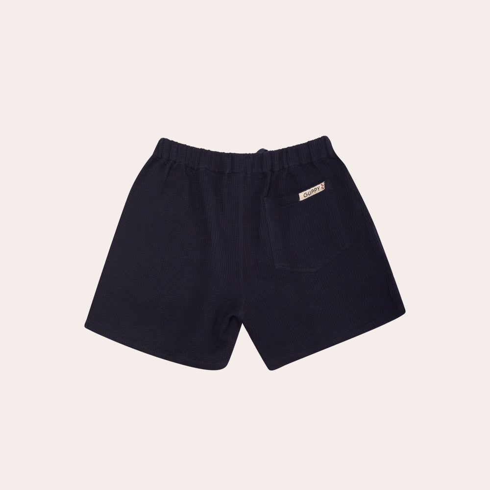 
                      
                        Navy Waffle Shorts
                      
                    