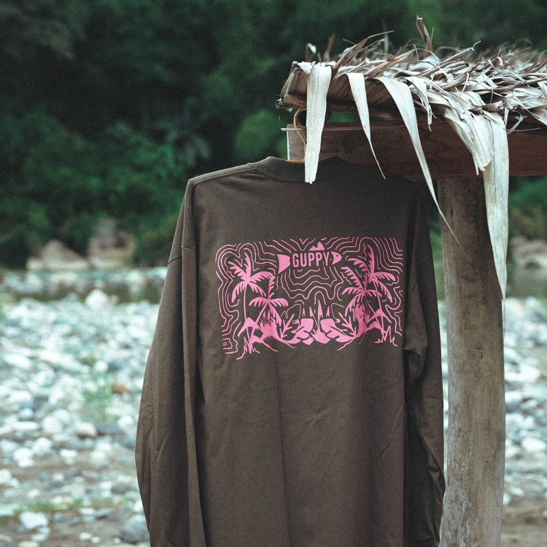 Tropic Daze Long Sleeve Tee (Olive)