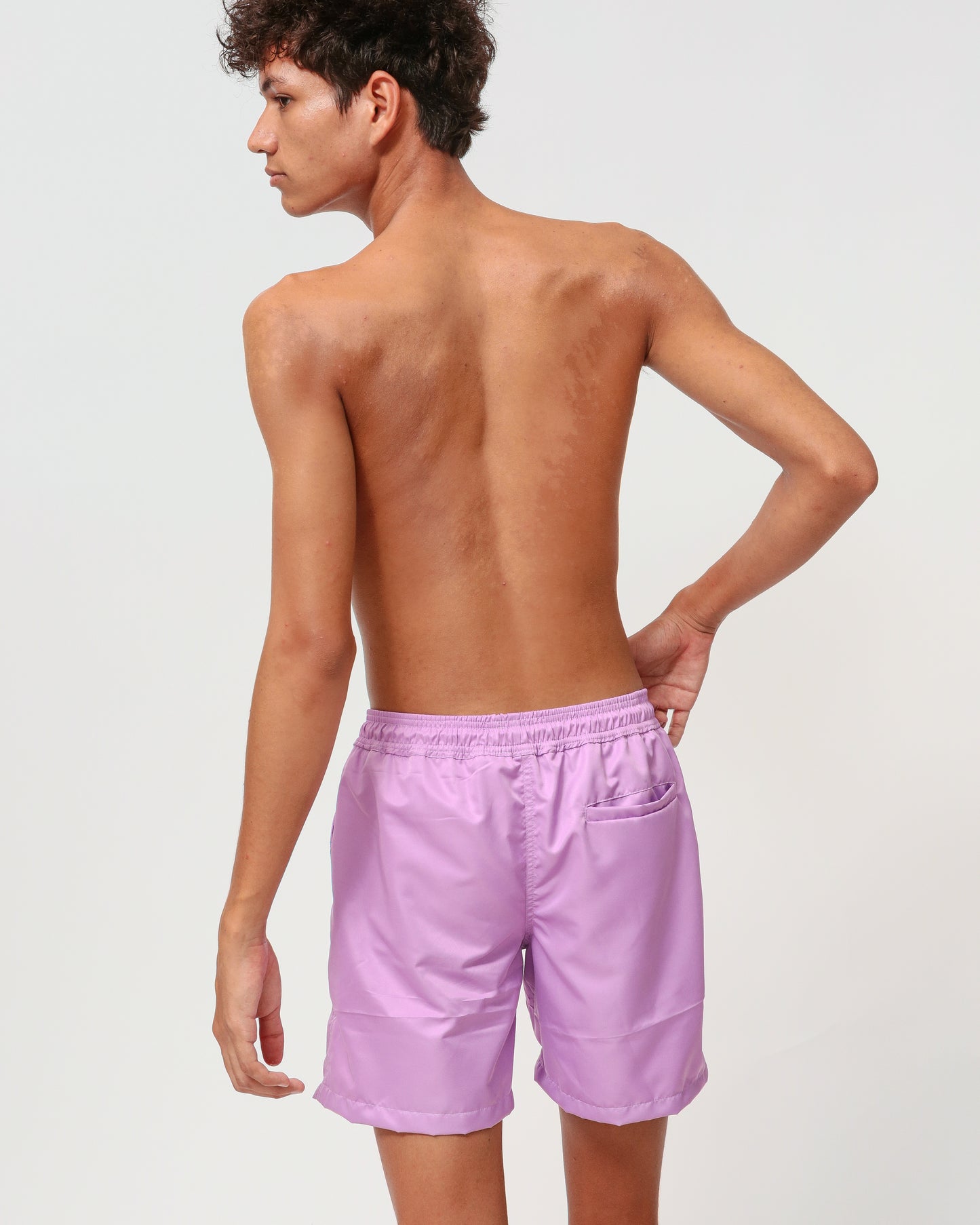 Lavender Premium Mid-Length Swim Shorts