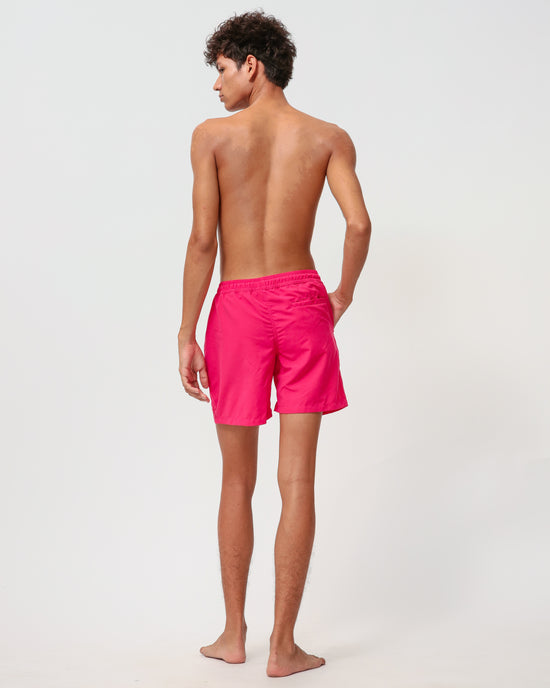 Berry Premium Mid-Length Swim Shorts