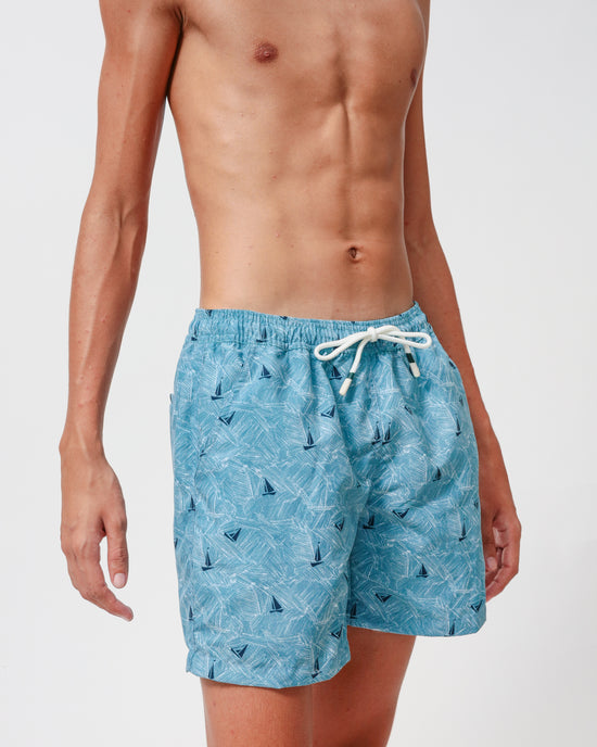 Load image into Gallery viewer, Silas Mid-Length Swim Shorts
