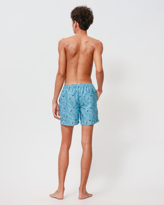 Load image into Gallery viewer, Silas Mid-Length Swim Shorts
