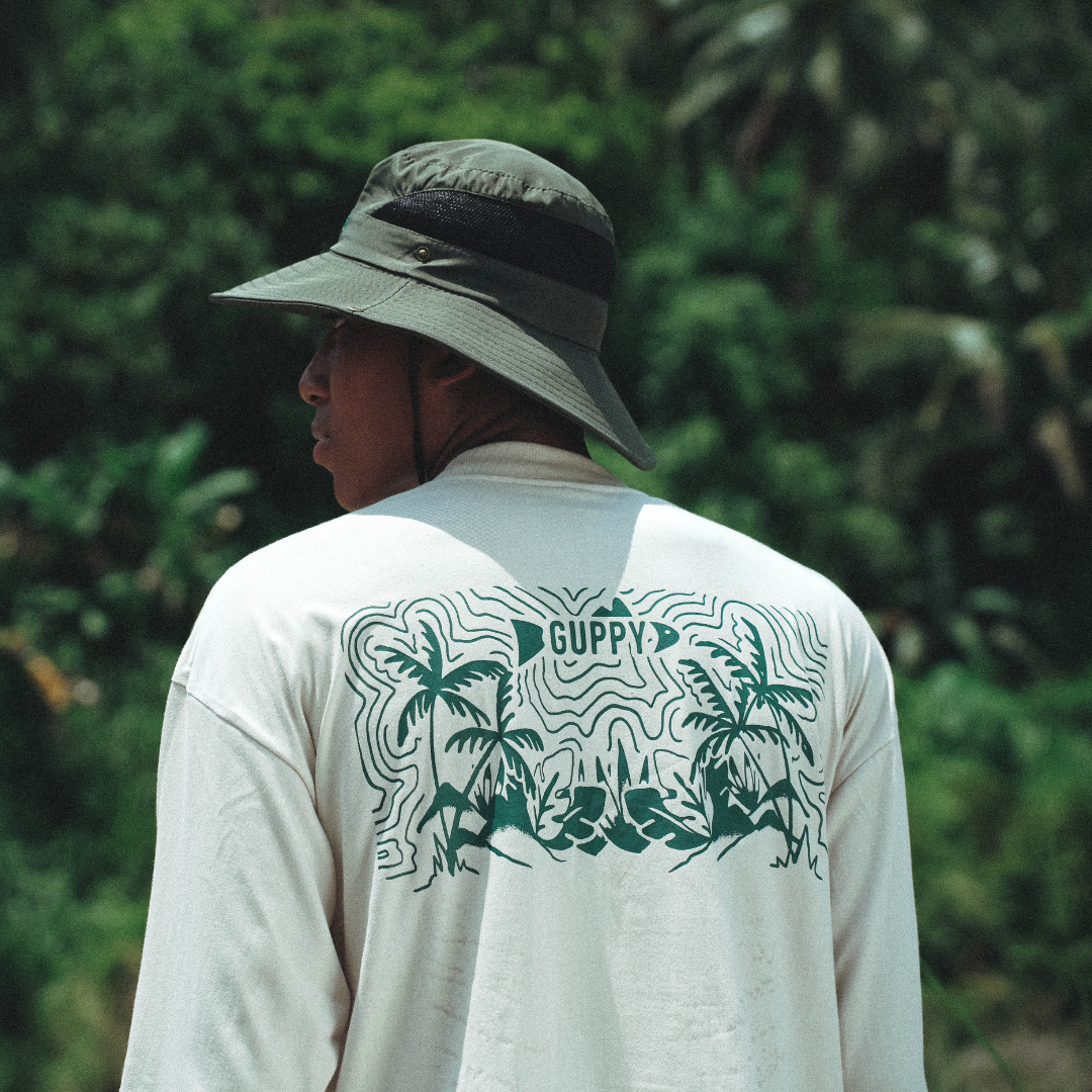 Tropic Daze Long Sleeve Tee (Oat)