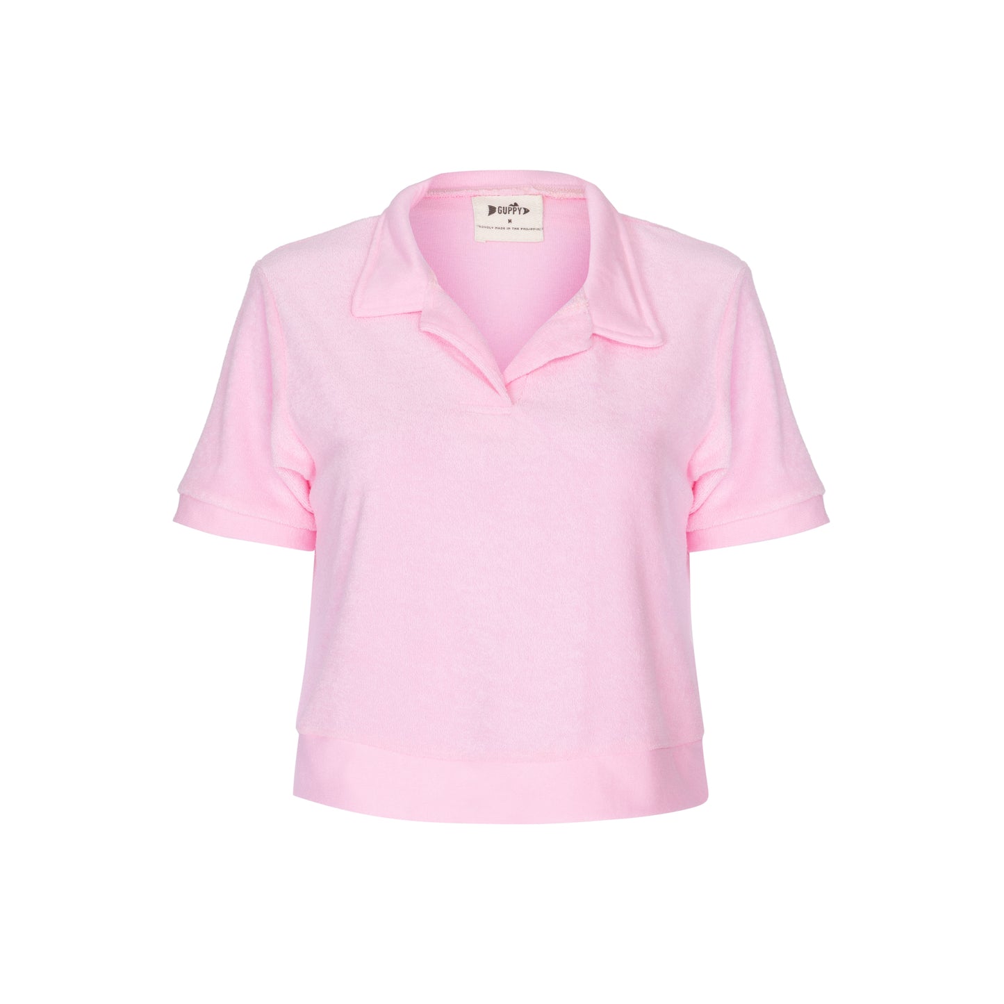 Crush Terry Cropped Polo