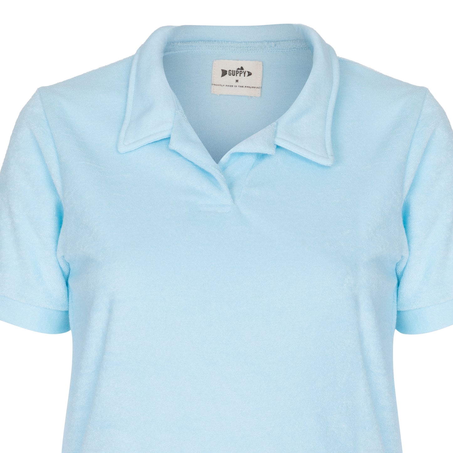 Cloud Terry Cropped Polo