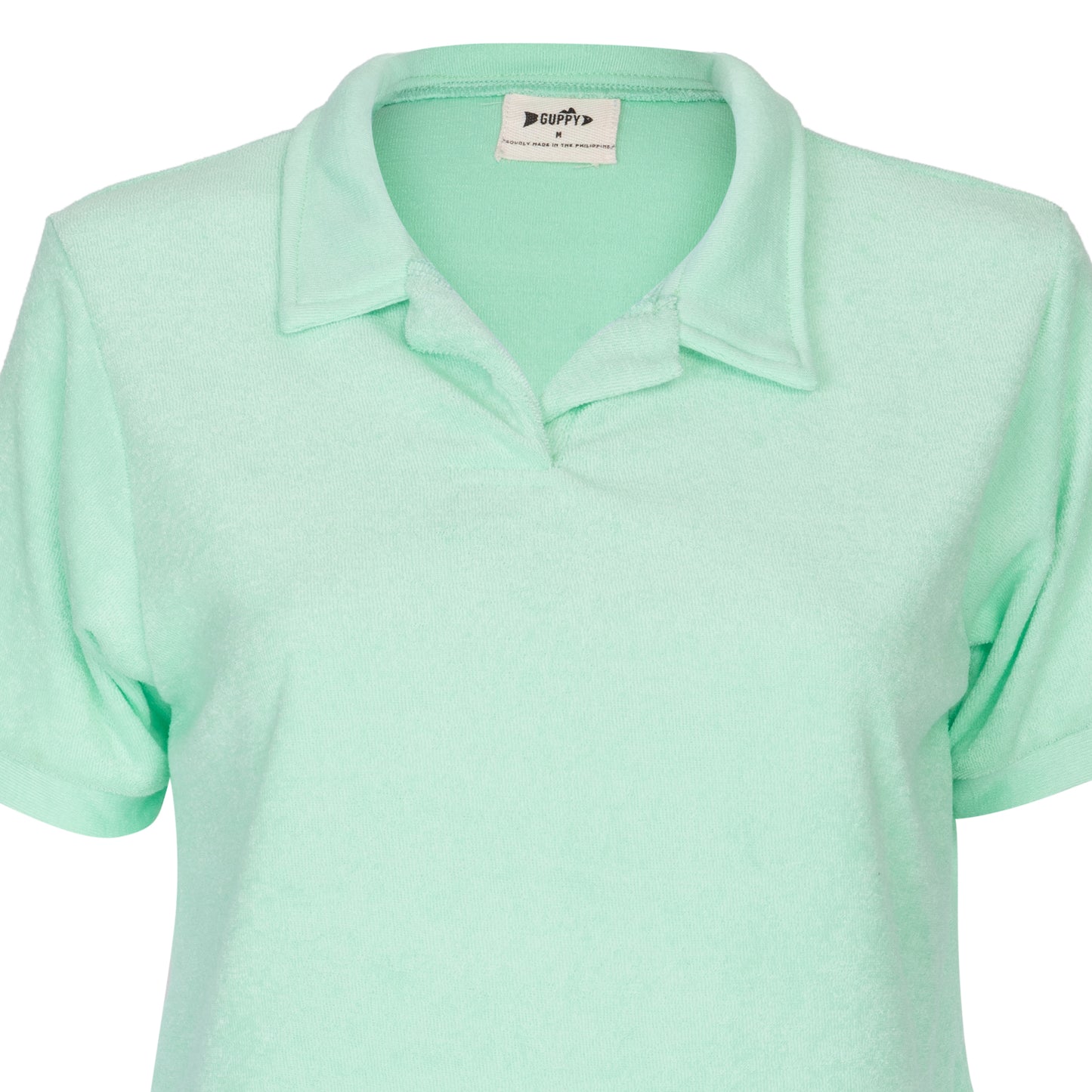 Clover Terry Cropped Polo