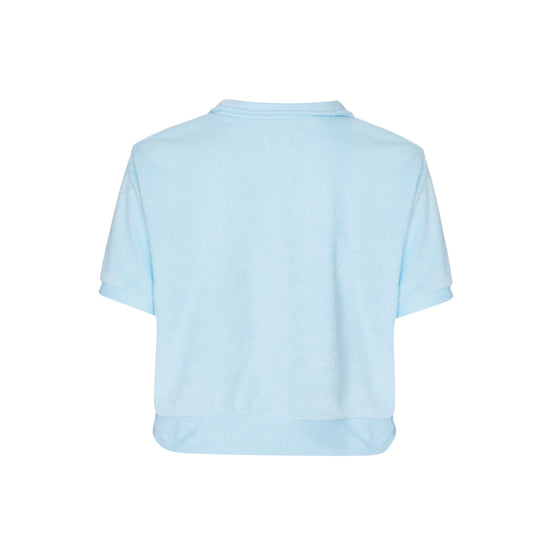 Cloud Terry Cropped Polo