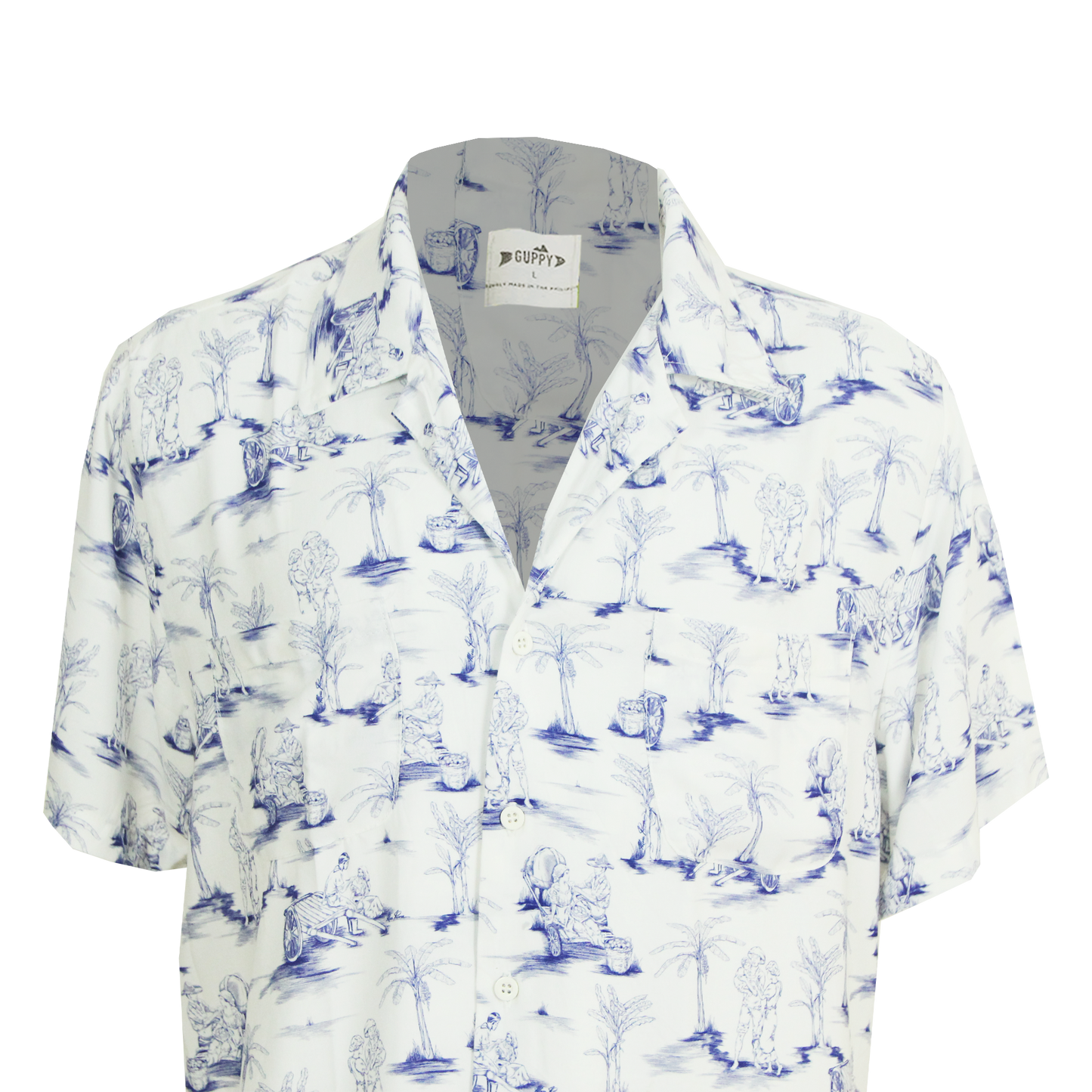 Monchet x Guppy Blue Polo (Old Fit*)