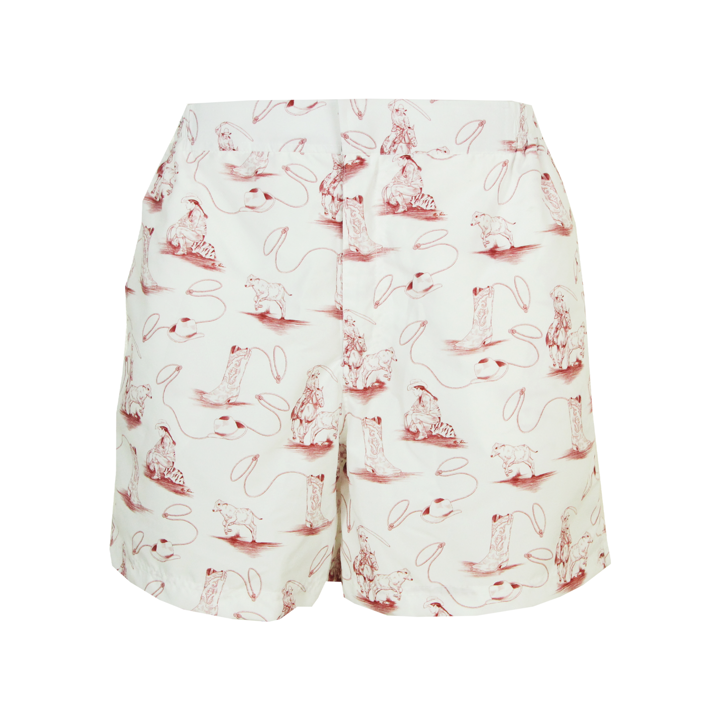 Monchet x Guppy Premium Swim Shorts (RED)