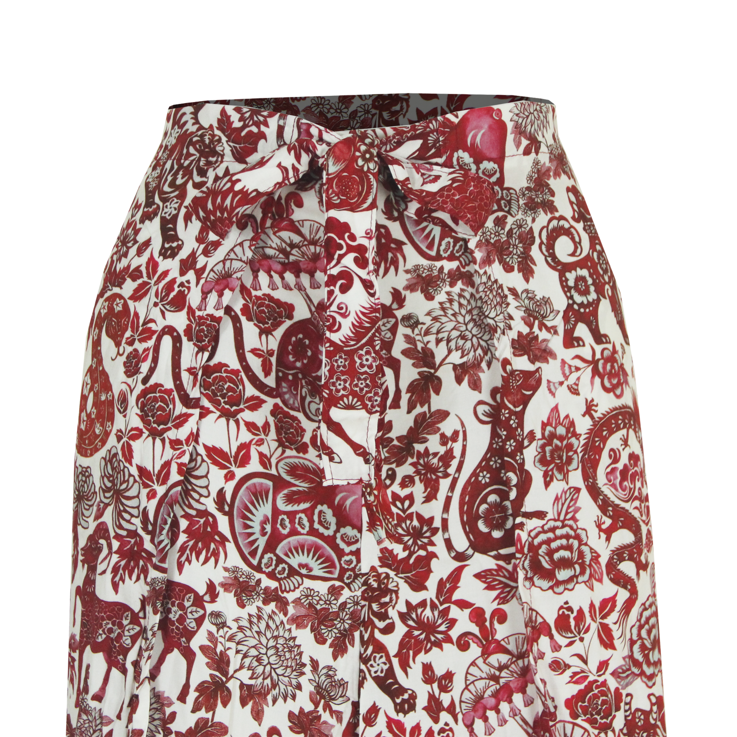Load image into Gallery viewer, Monchet x Guppy (RED) Sarong Pants

