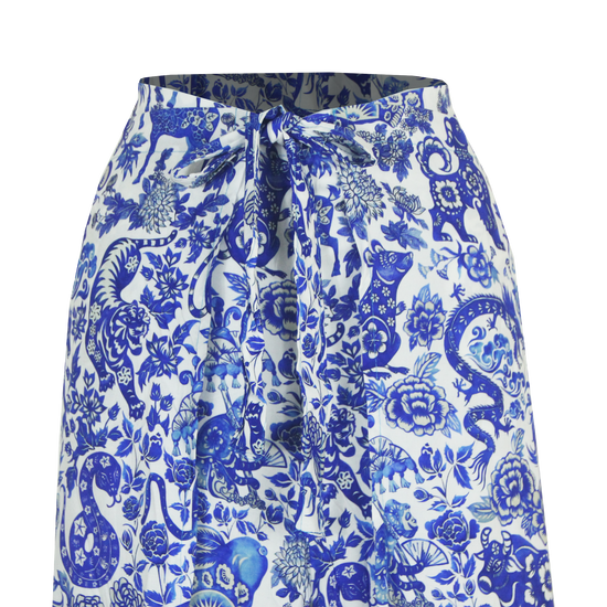 Monchet x Guppy (BLUE) Sarong Pants