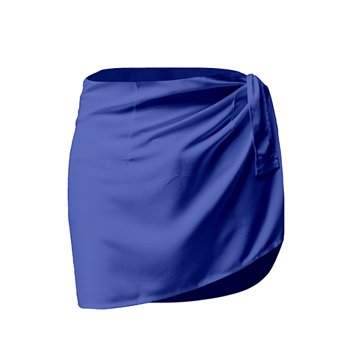 Wrap Skirt (Royal Blue)