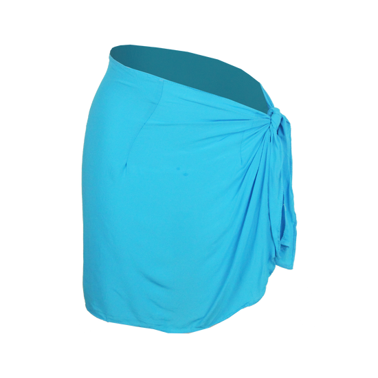 Wrap Skirt (Bright Blue)