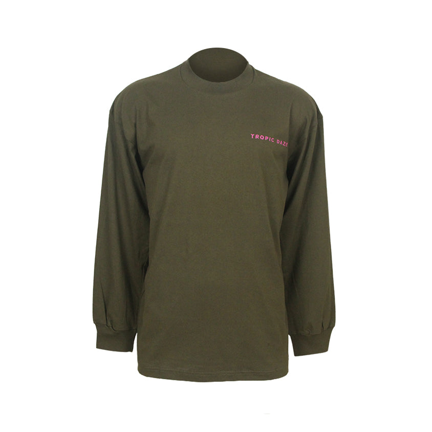Tropic Daze Long Sleeve Tee (Olive)