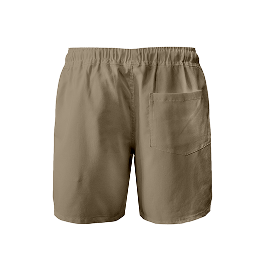 Eco-Linen Lounge Shorts (Khaki)
